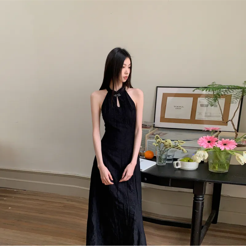 GUOZHEN Sleeveless Dress Women's-3
