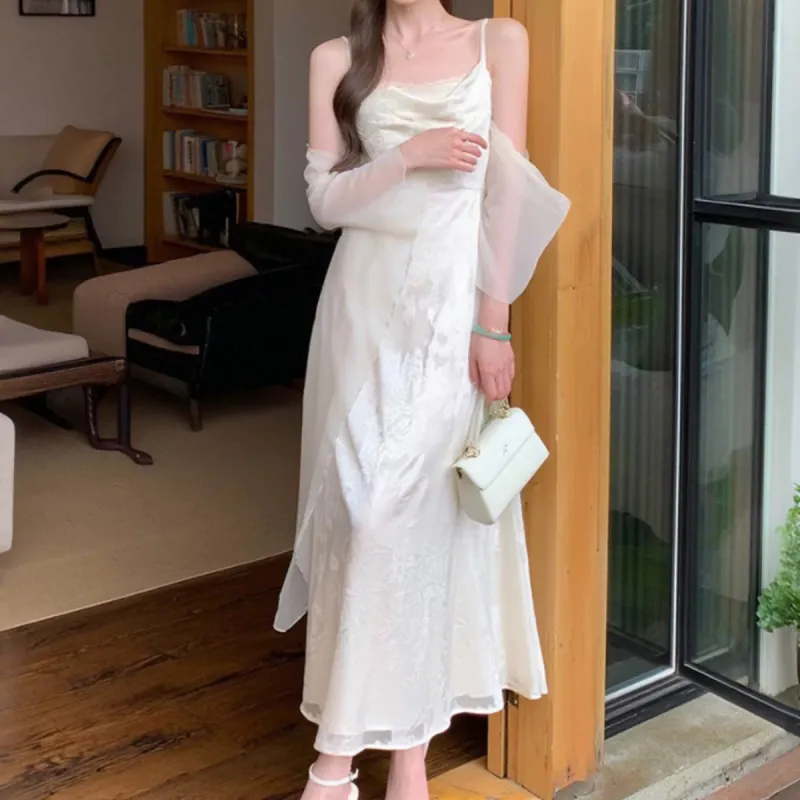 GUOZHEN Two Piece Skirt Sets Women's-3