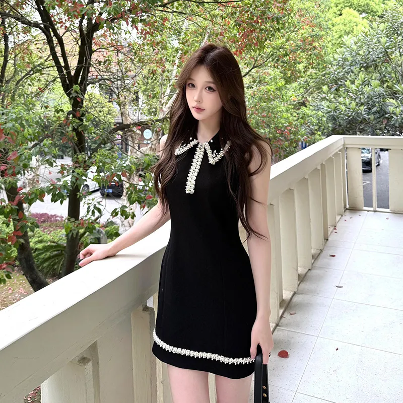 GUOZHEN Sleeveless Dress Women's-4