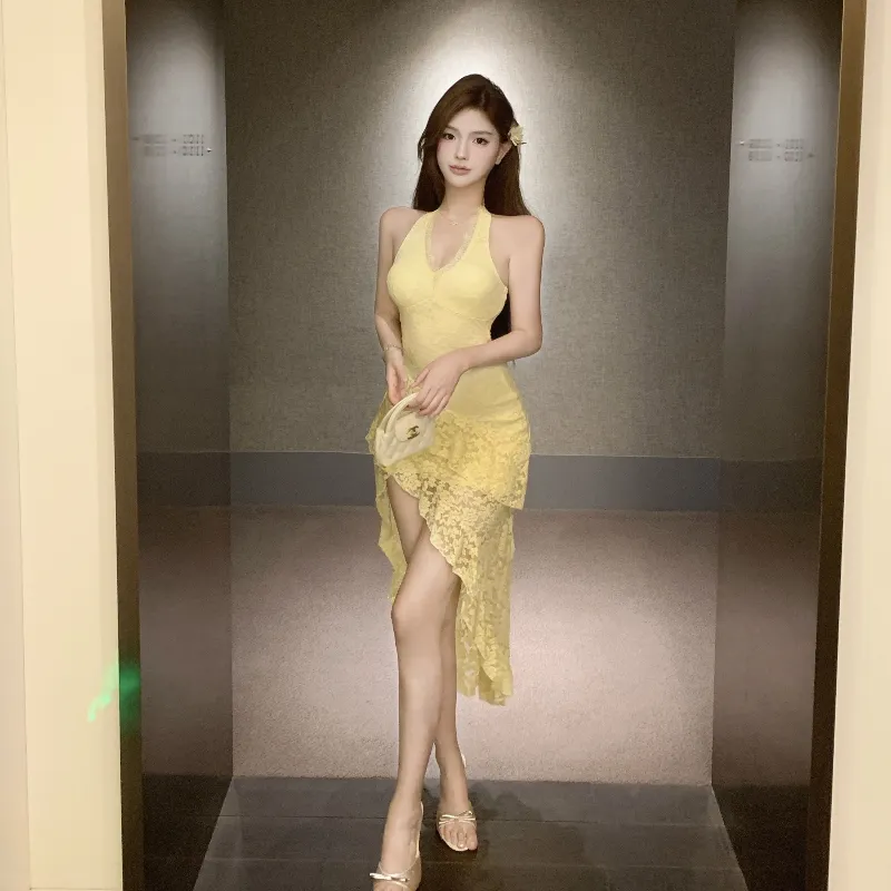 GUOZHEN Sleeveless Dress Women's-3