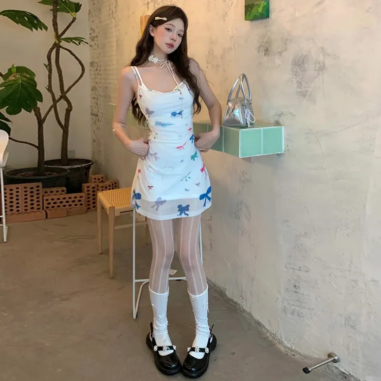 GUOZHEN Short Sleeved Dress Women's-5