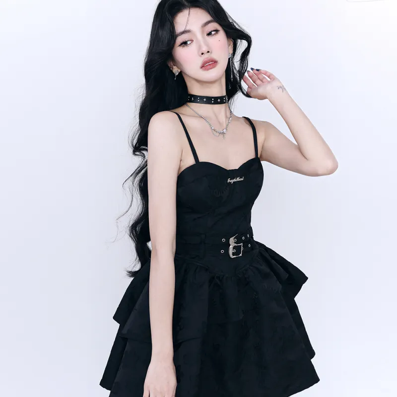 GUOZHEN Slip Dresses Women's-5