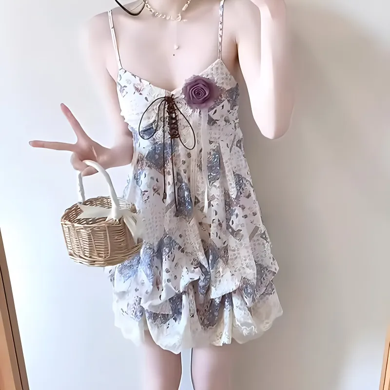GUOZHEN Slip Dresses Women's Multicolor-4