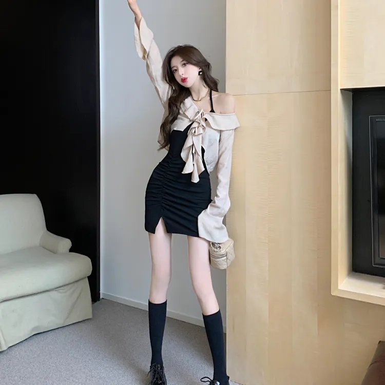 KUNZHUDAXIANG Skirt Set Women's-11