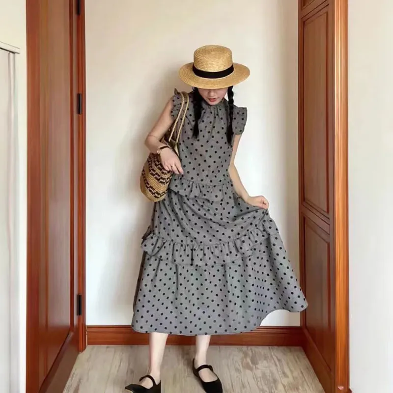 GUOZHEN Short Sleeved Dress Women's-6