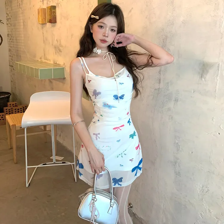 GUOZHEN Short Sleeved Dress Women's-2