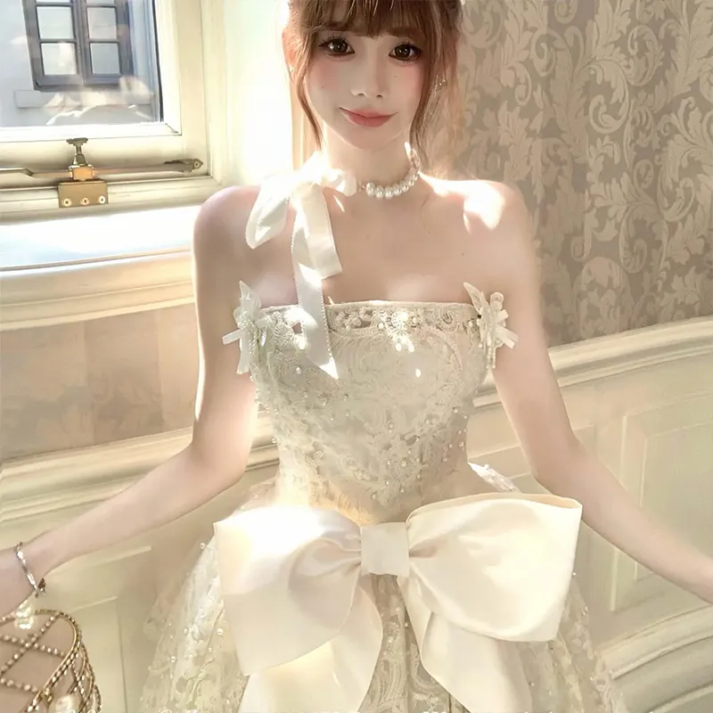 GUOZHEN Sleeveless Dress Women's-2