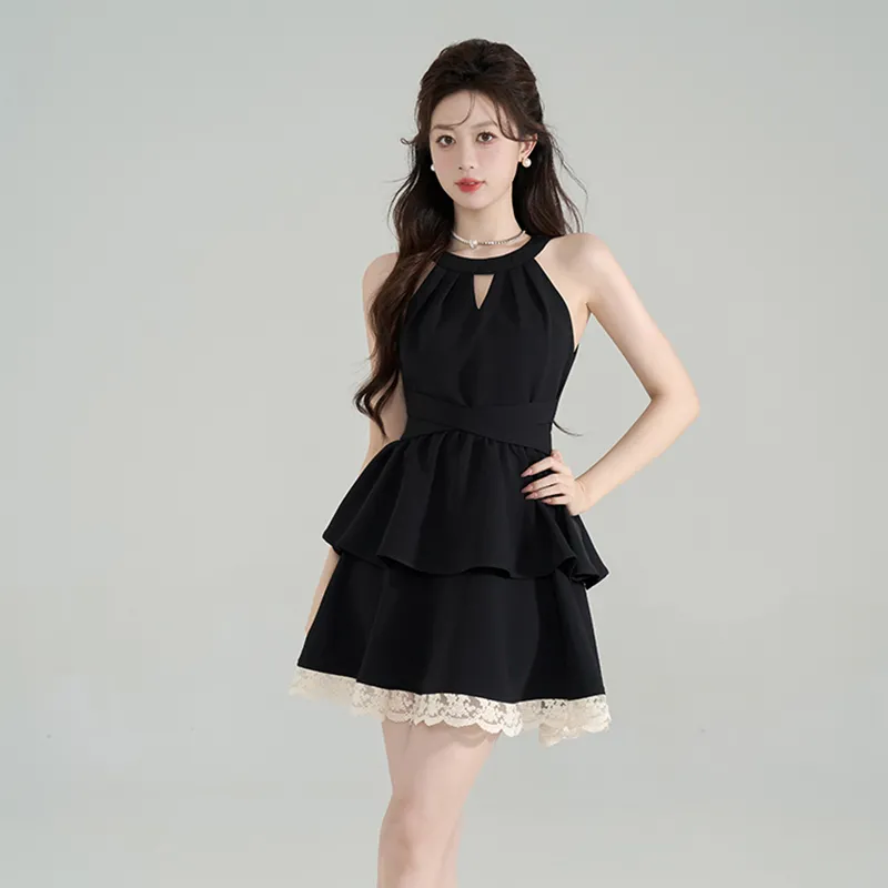 GUOZHEN Sleeveless Dress Women's-2