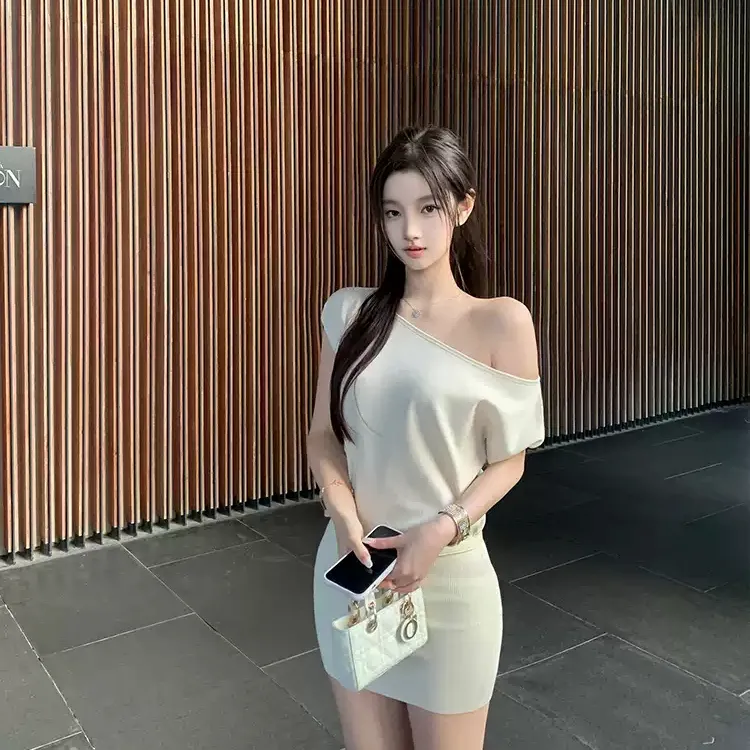 GUOZHEN Short Sleeved Dress Women's-2