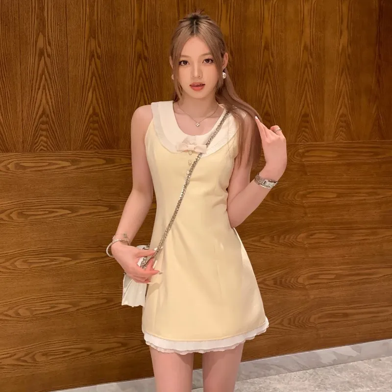 GUOZHEN Sleeveless Dress Women's-6
