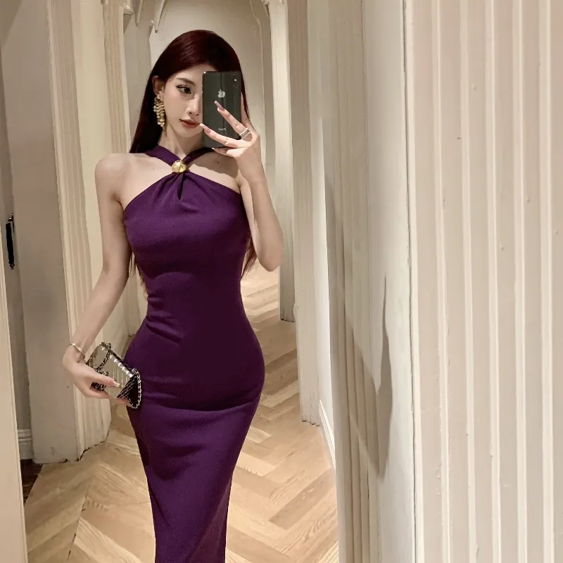 GUOZHEN Sleeveless Dress Women's-2