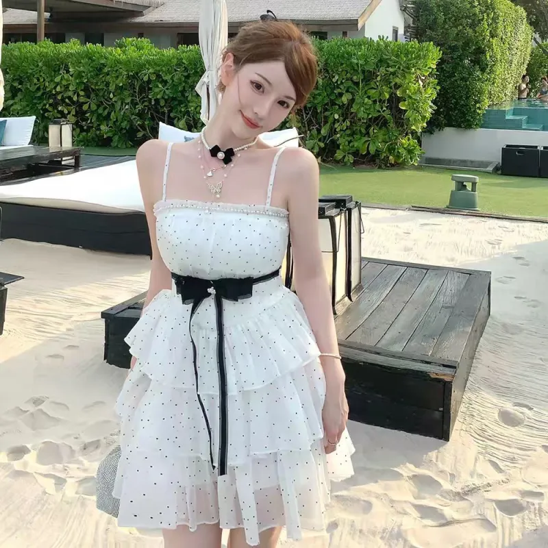 GUOZHEN Slip Dresses Women's-4