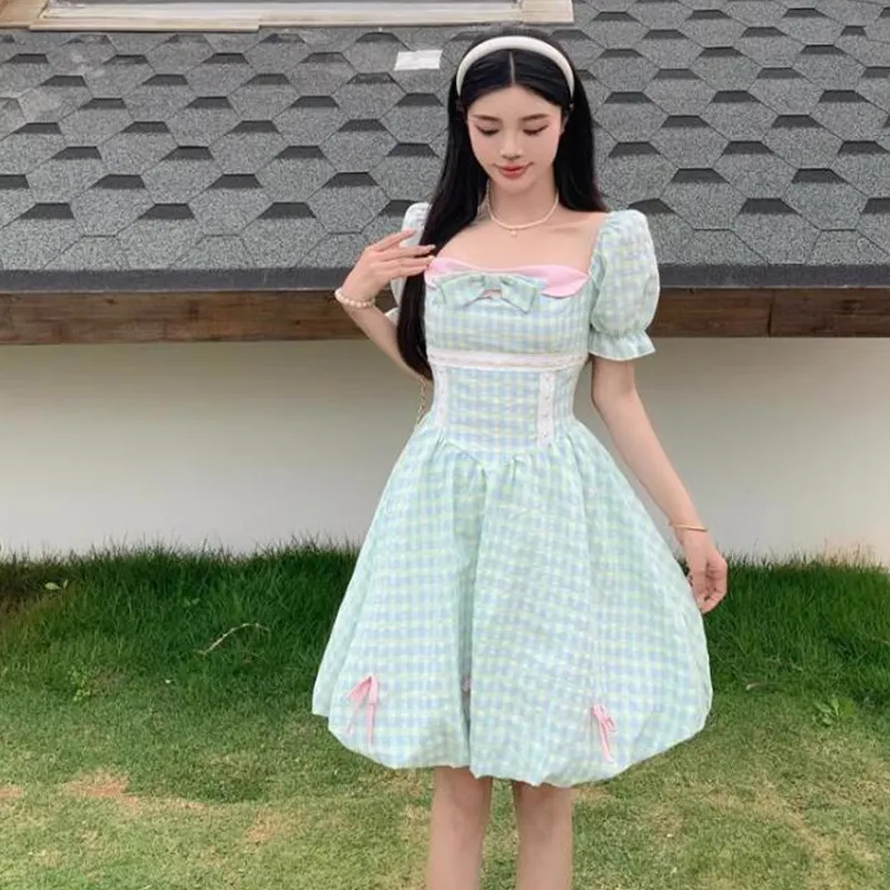 GUOZHEN Short Sleeved Dress Women's-6