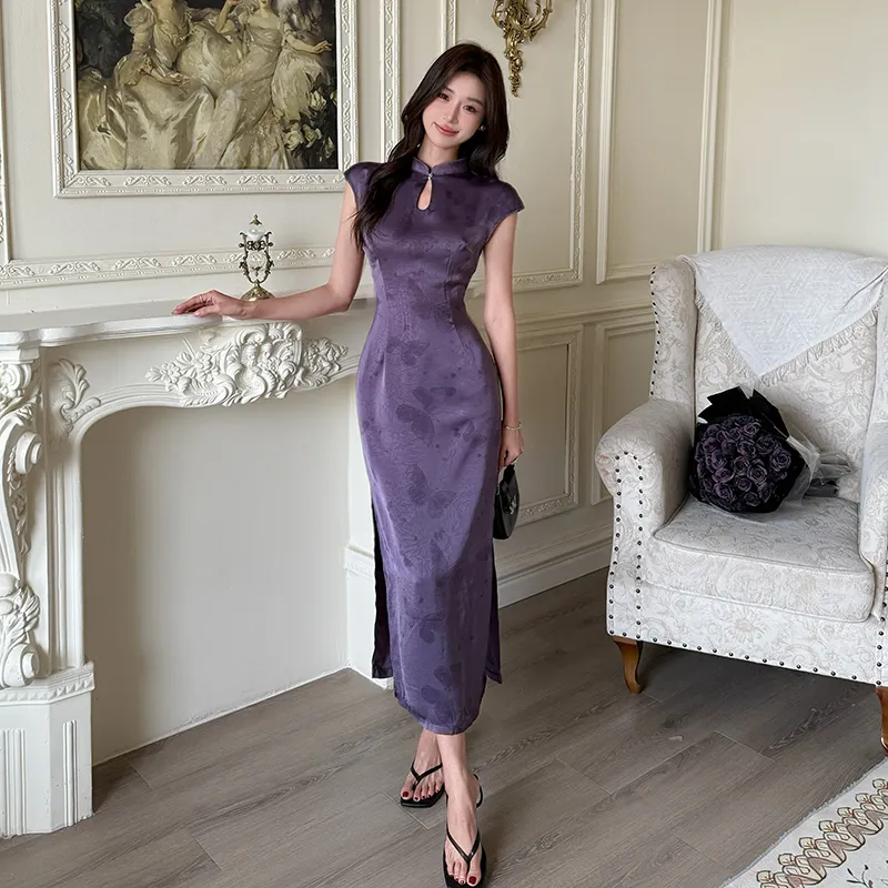 GUOZHEN Short Sleeved Dress Women's-1