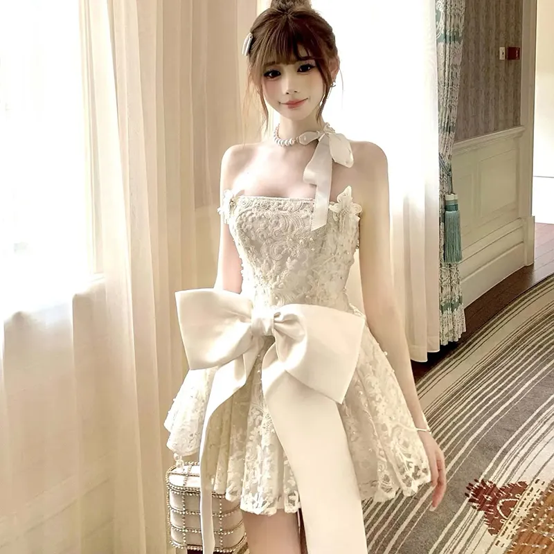 GUOZHEN Sleeveless Dress Women's-1