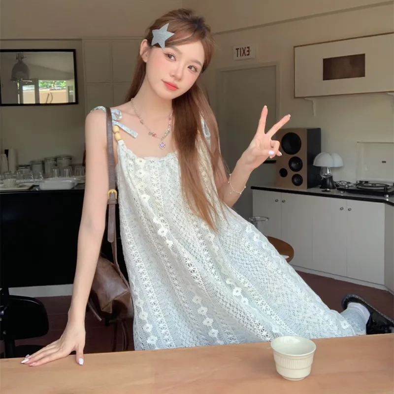 GUOZHEN Slip Dresses Women's-8