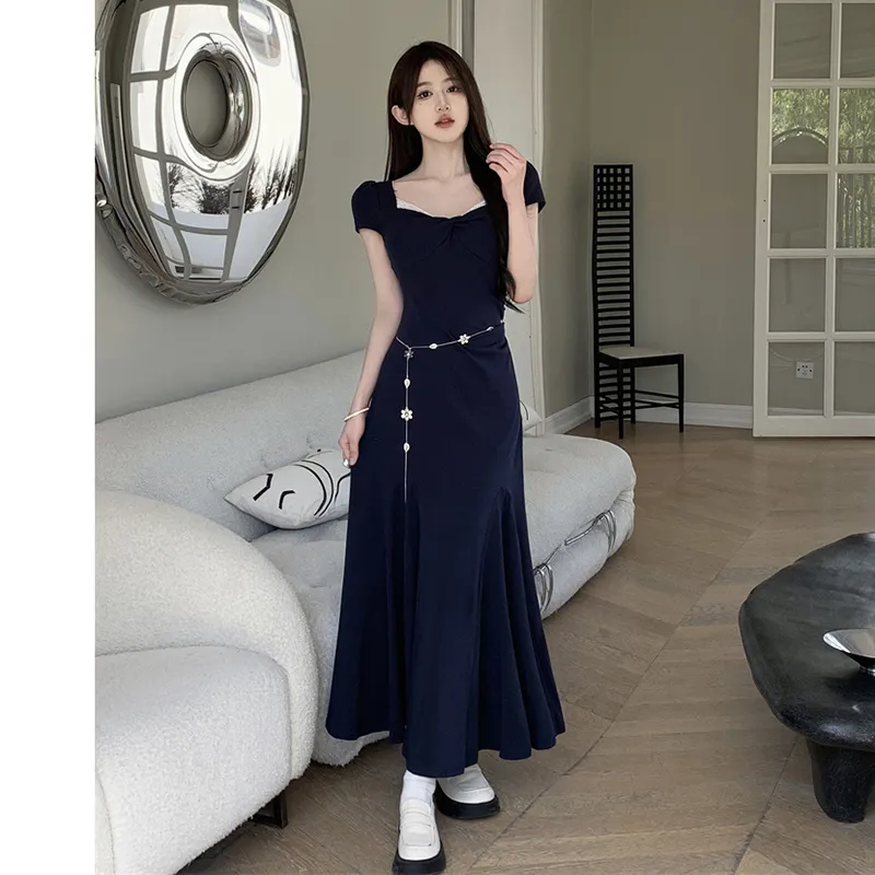 GUOZHEN Short Sleeved Dress Women's-2