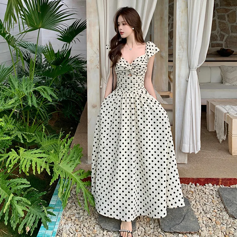 GUOZHEN Short Sleeved Dress Women's-3