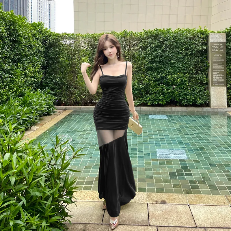 GUOZHEN Slip Dresses Women's-10