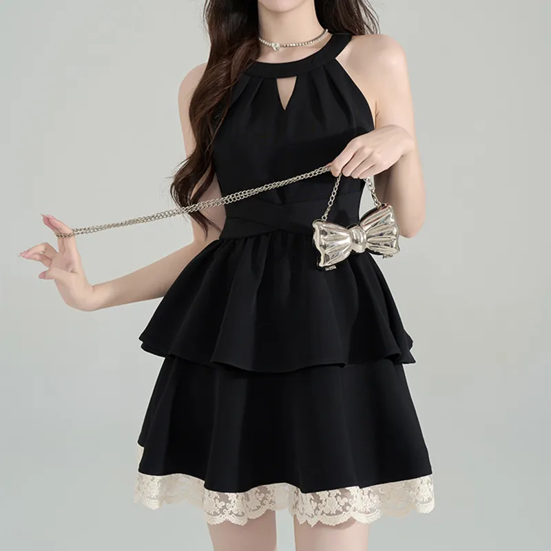 GUOZHEN Sleeveless Dress Women's-5