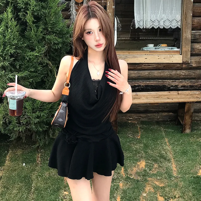 GUOZHEN Sleeveless Dress Women's-1