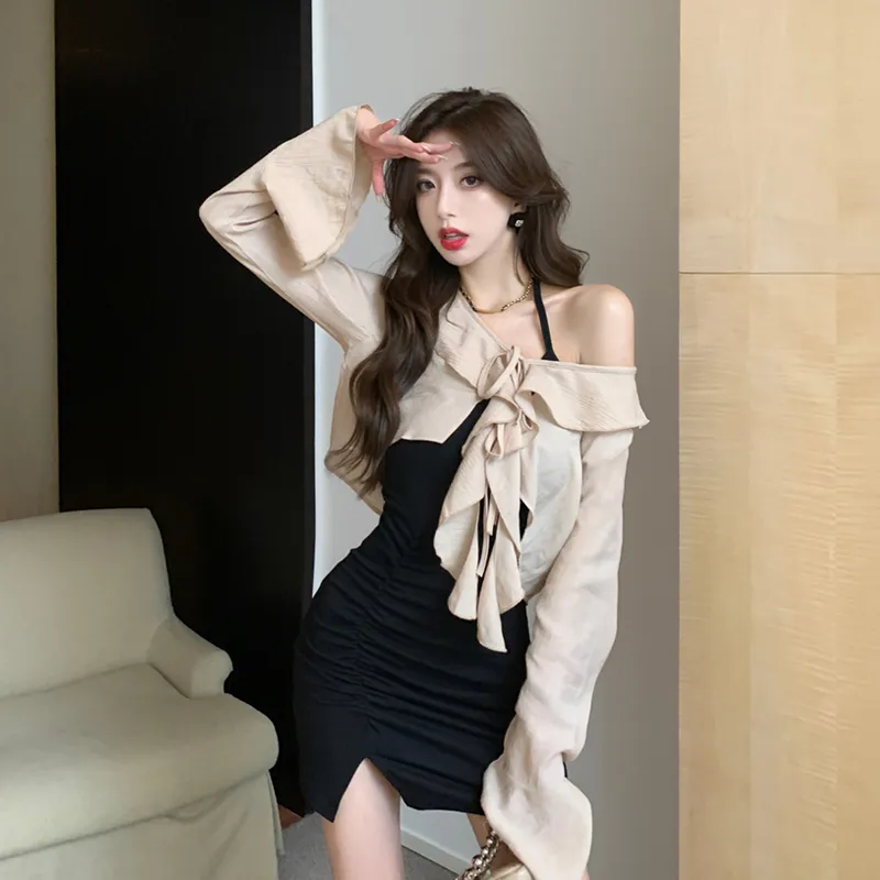 KUNZHUDAXIANG Skirt Set Women's-13