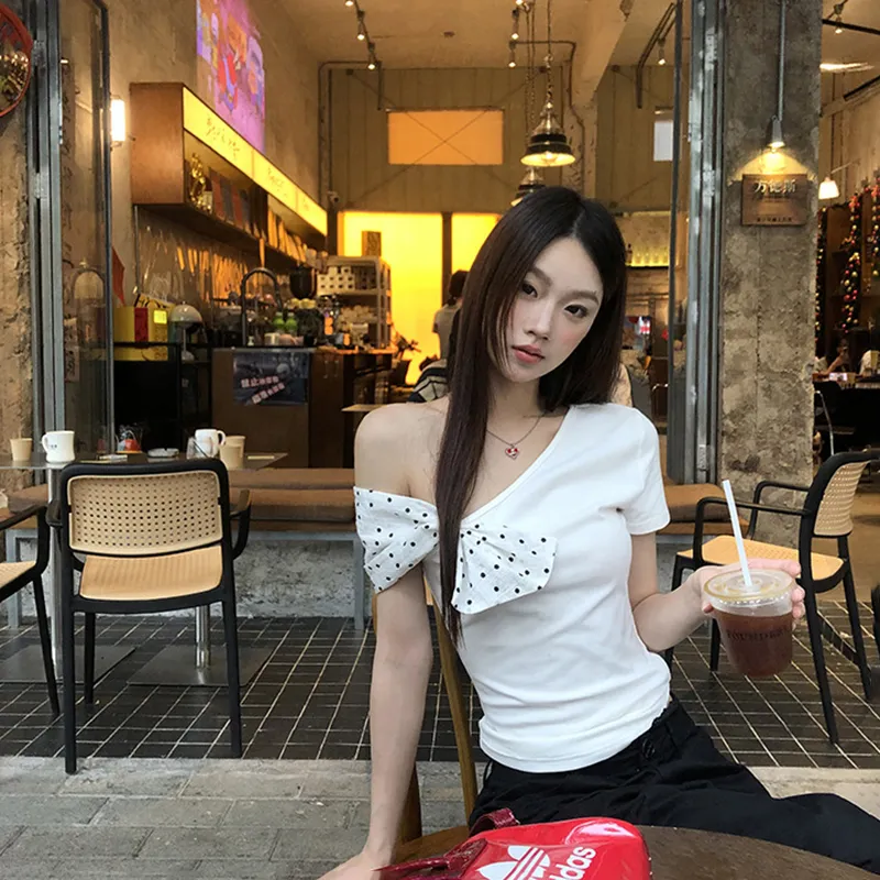 GUOZHEN T Shirts Women's White-6