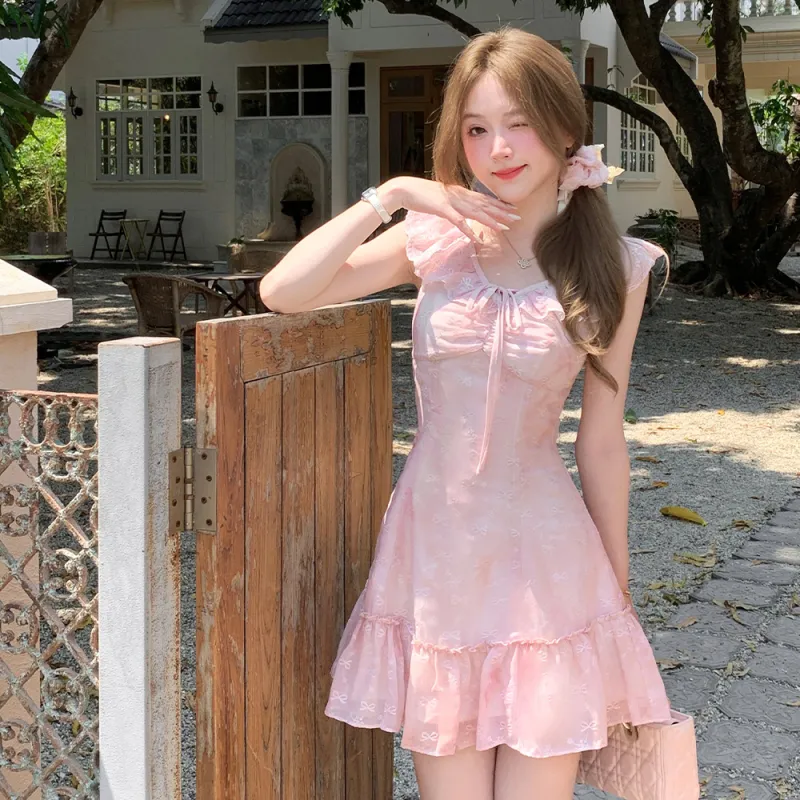 GUOZHEN Short Sleeved Dress Women's-5