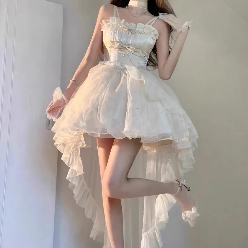 GUOZHEN Slip Dresses Women's-2