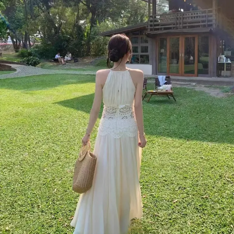 GUOZHEN Slip Dresses Women's-4