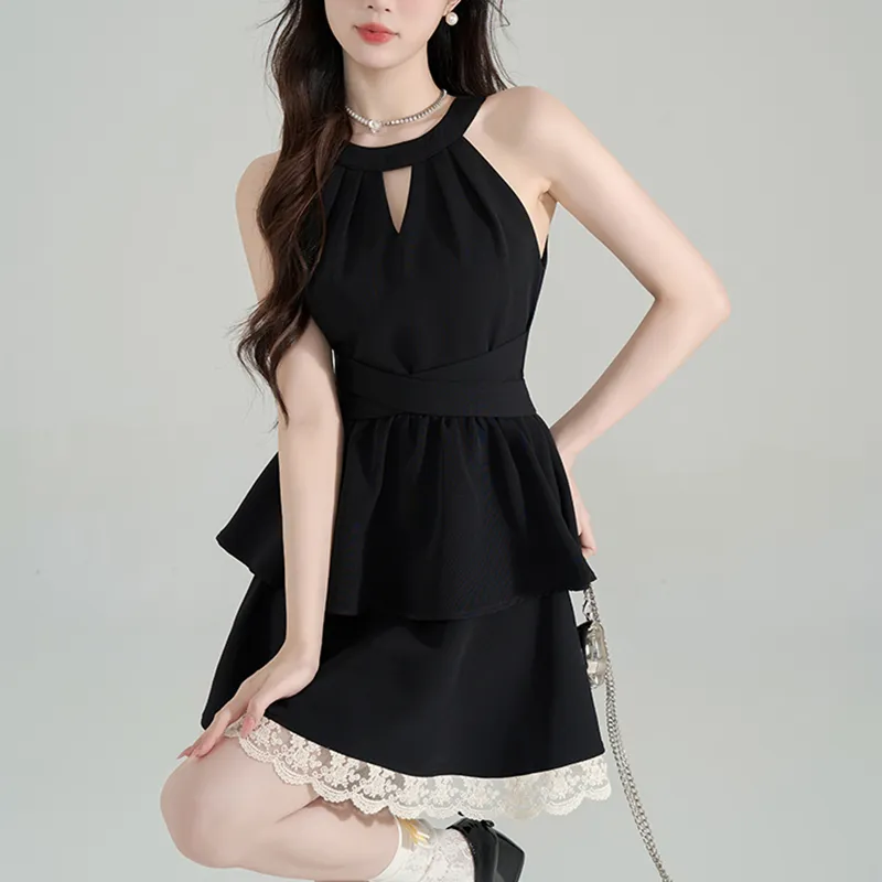 GUOZHEN Sleeveless Dress Women's-6