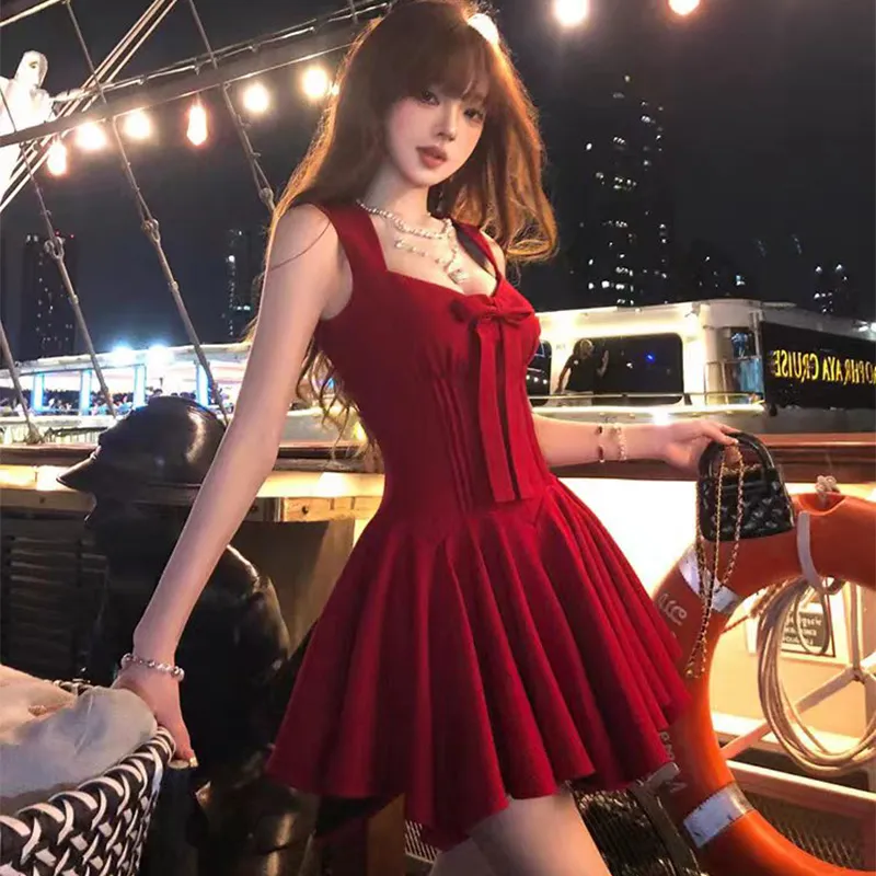 GUOZHEN Sleeveless Dress Women's-2