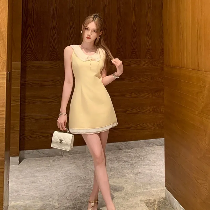GUOZHEN Sleeveless Dress Women's-4