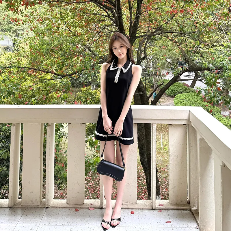 GUOZHEN Sleeveless Dress Women's-2