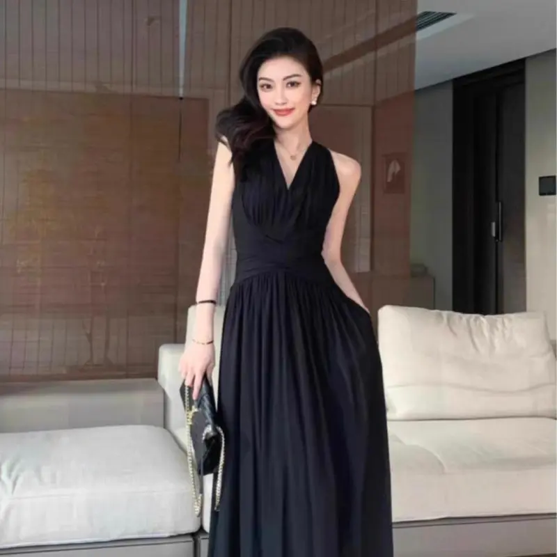 GUOZHEN Sleeveless Dress Women's-9