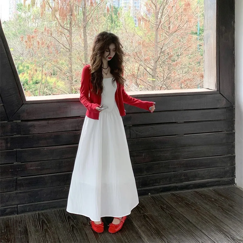 GUOZHEN Two Piece Skirt Sets Women's-4