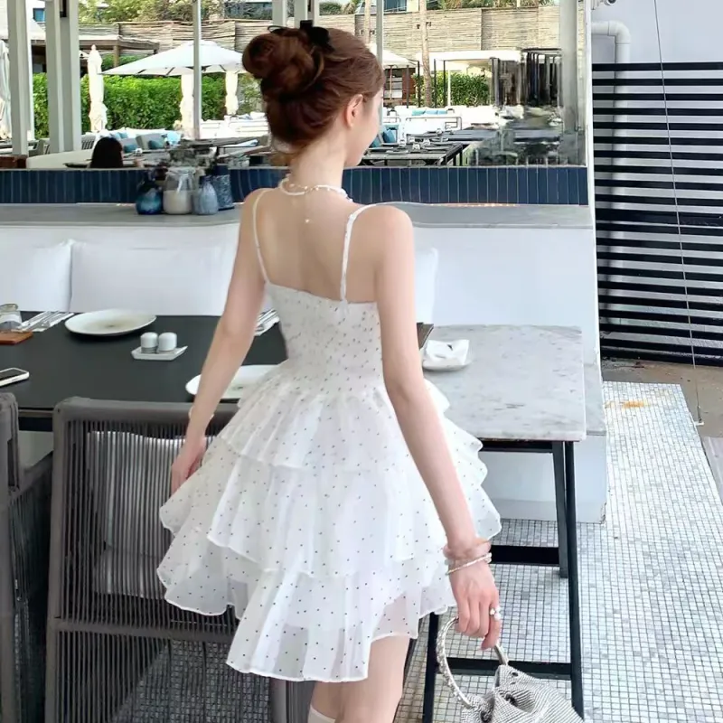 GUOZHEN Slip Dresses Women's-6