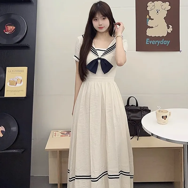 GUOZHEN Short Sleeved Dress Women's-2