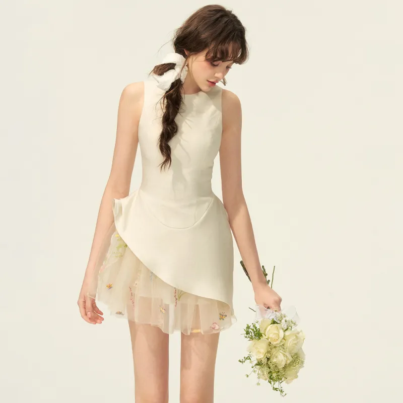 GUOZHEN Sleeveless Dress Women's-2