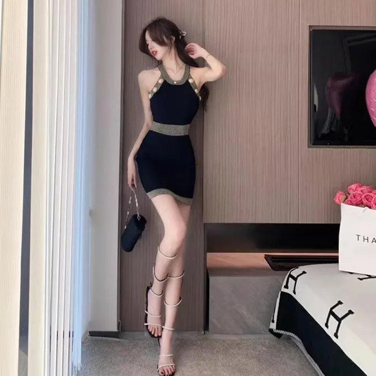 GUOZHEN Sleeveless Dress Women's-2