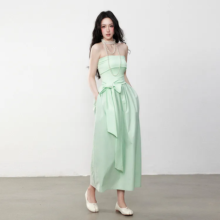 GUOZHEN Sleeveless Dress Women's-1