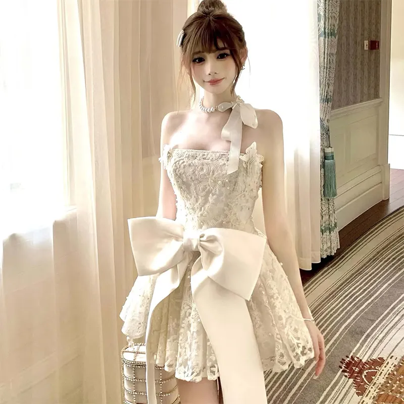 GUOZHEN Sleeveless Dress Women's-5