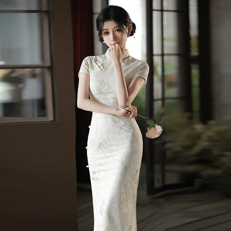 GUOZHEN Short Sleeved Dress Women's-1