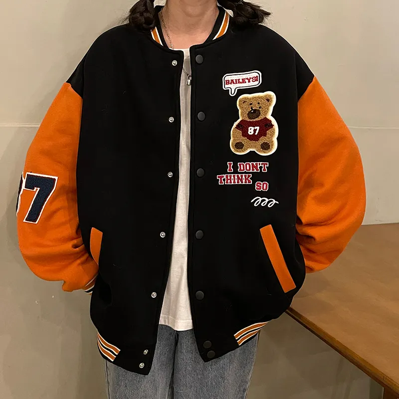 GUOZHEN Jacket Unisex Navy Blue-2