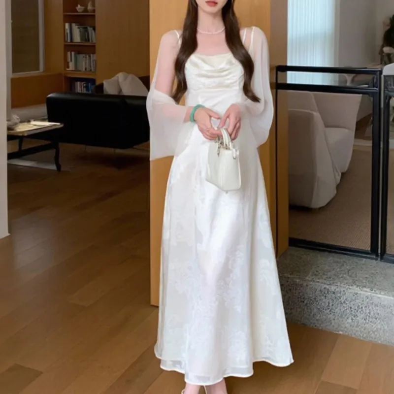 GUOZHEN Two Piece Skirt Sets Women's-5