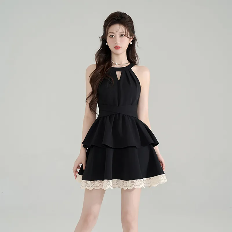GUOZHEN Sleeveless Dress Women's-3