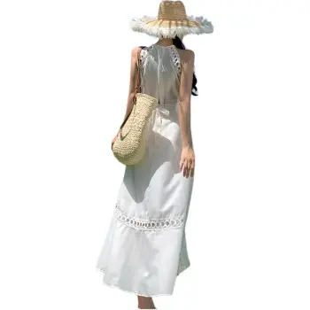 GUOZHEN Sleeveless Dress Women's