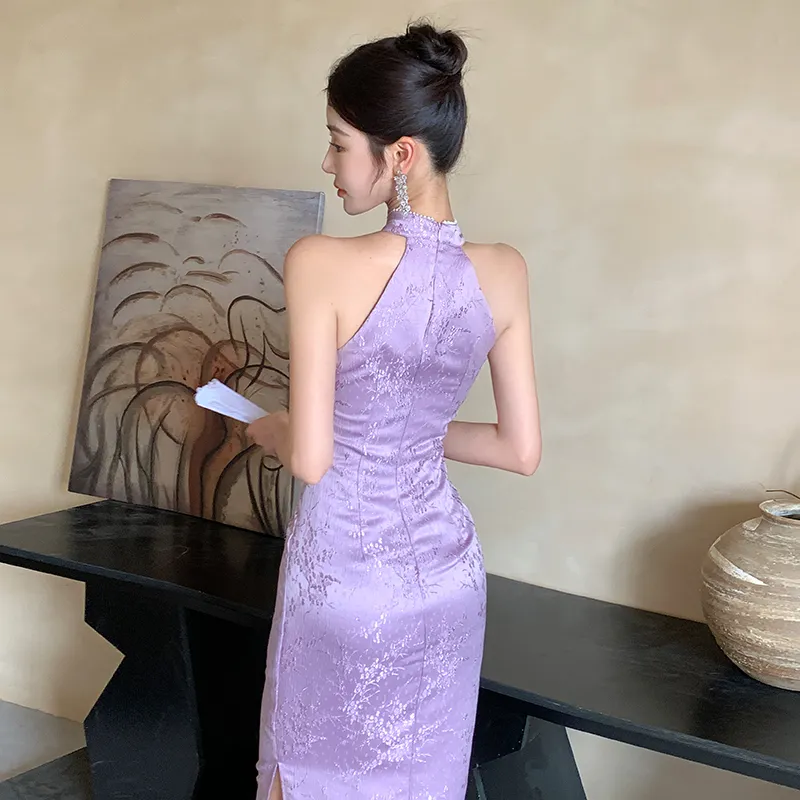 GUOZHEN Sleeveless Dress Women's-1