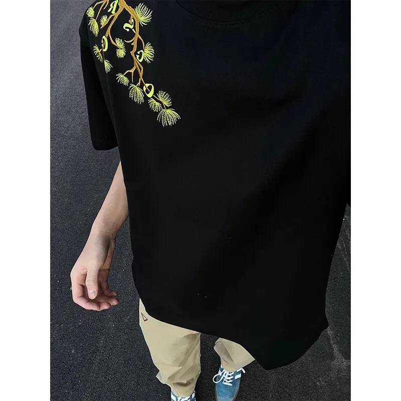 GUOZHEN Regular T Shirt Women's Black-2