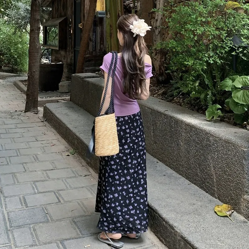 GUOZHEN Two Piece Skirt Sets Women's-1